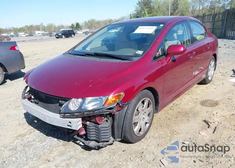 2006 Honda Civic Lx из США, поврежденный, VIN 1HGFA16546L145910